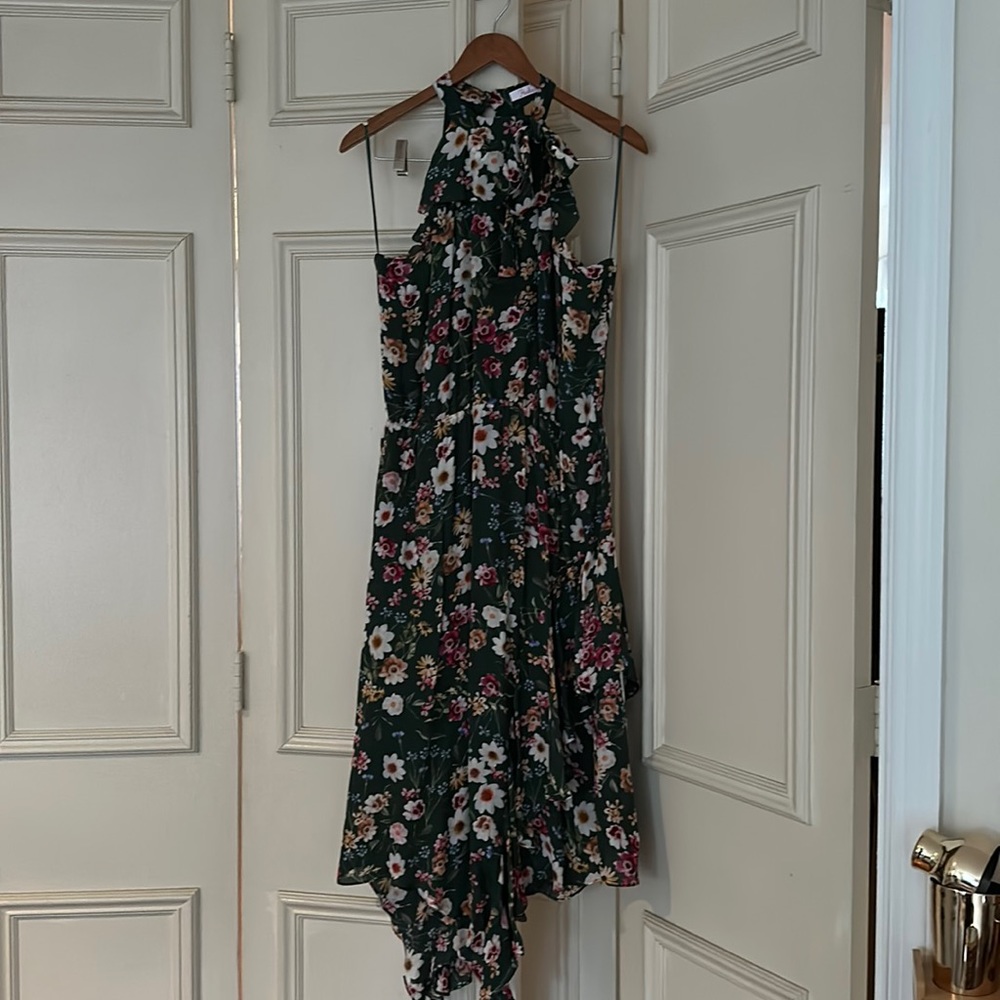 Parker floral midi dress